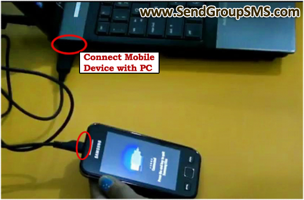 connect samsung wave mobile with USB