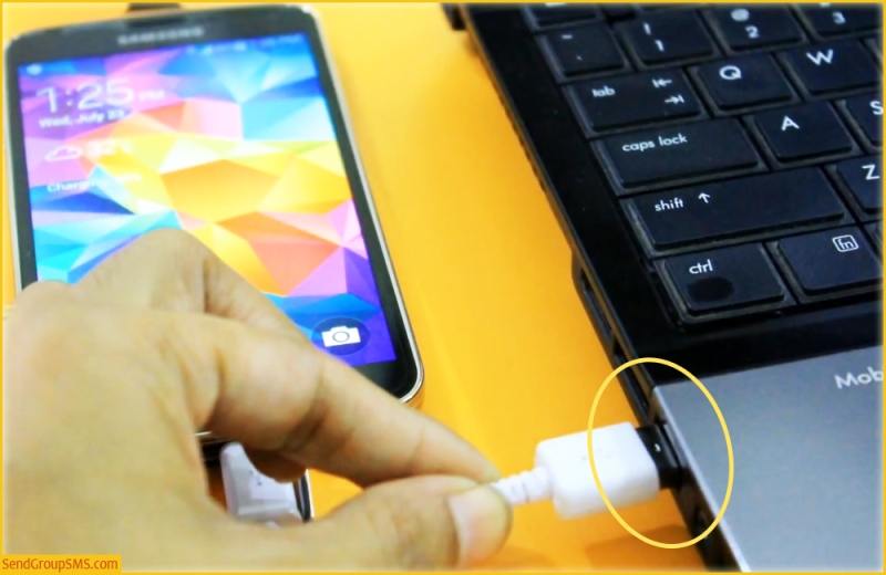 Connect your Samsung Galaxy S5 with Computer