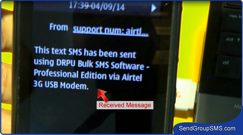 SMS sender app